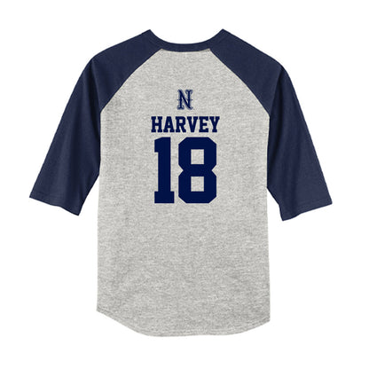 Nevada - NCAA Baseball : Jake Harvey - USA Raglan Youth Raglan T-Shirt-1