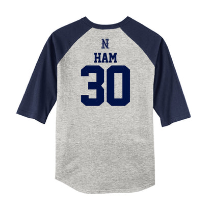 Nevada - NCAA Baseball : Billy Ham - USA Raglan Raglan Shirt-1