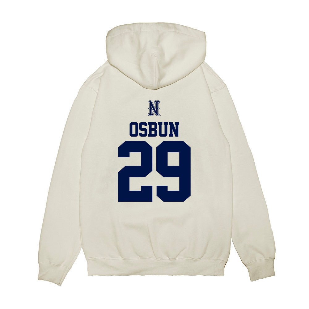 Nevada - NCAA Baseball : Greyson Osbun - USA Raglan Premium Hooded Sweatshirt-1