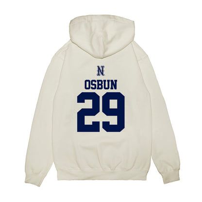 Nevada - NCAA Baseball : Greyson Osbun - USA Raglan Premium Hooded Sweatshirt-1