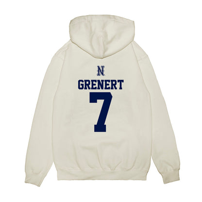 Nevada - NCAA Baseball : Andrew Grenert - USA Raglan Premium Hooded Sweatshirt-1
