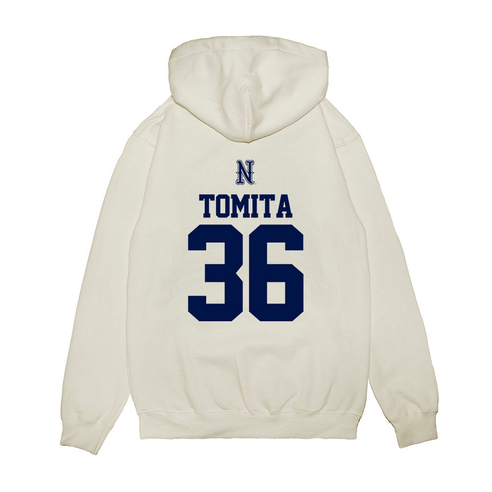 Nevada - NCAA Baseball : Mahiro Tomita - USA Raglan Premium Hooded Sweatshirt-1