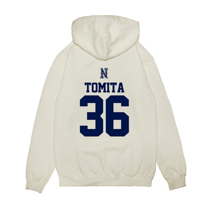 Nevada - NCAA Baseball : Mahiro Tomita - USA Raglan Premium Hooded Sweatshirt-1