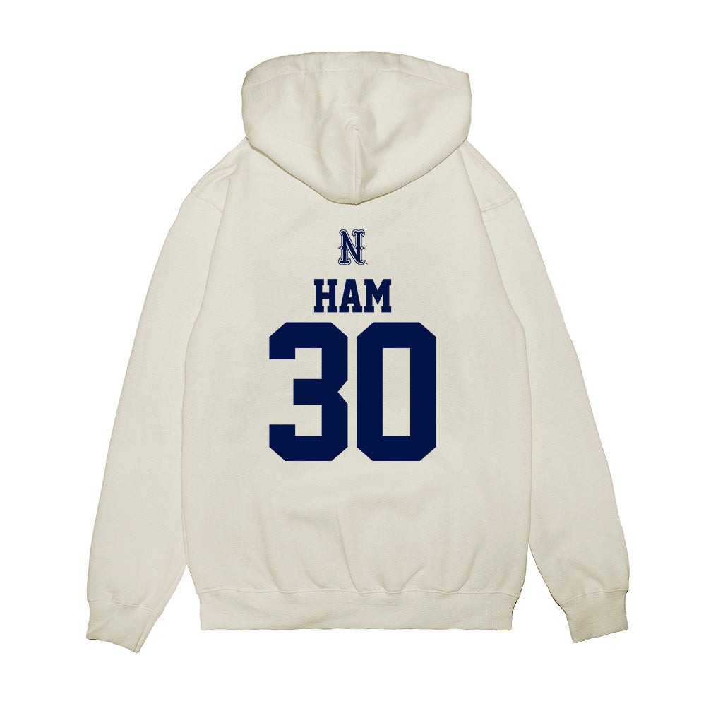 Nevada - NCAA Baseball : Billy Ham - USA Raglan Premium Hooded Sweatshirt-1