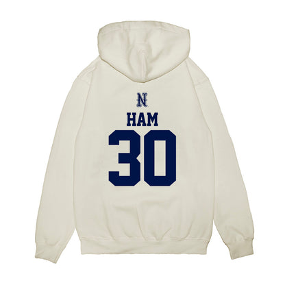 Nevada - NCAA Baseball : Billy Ham - USA Raglan Premium Hooded Sweatshirt-1