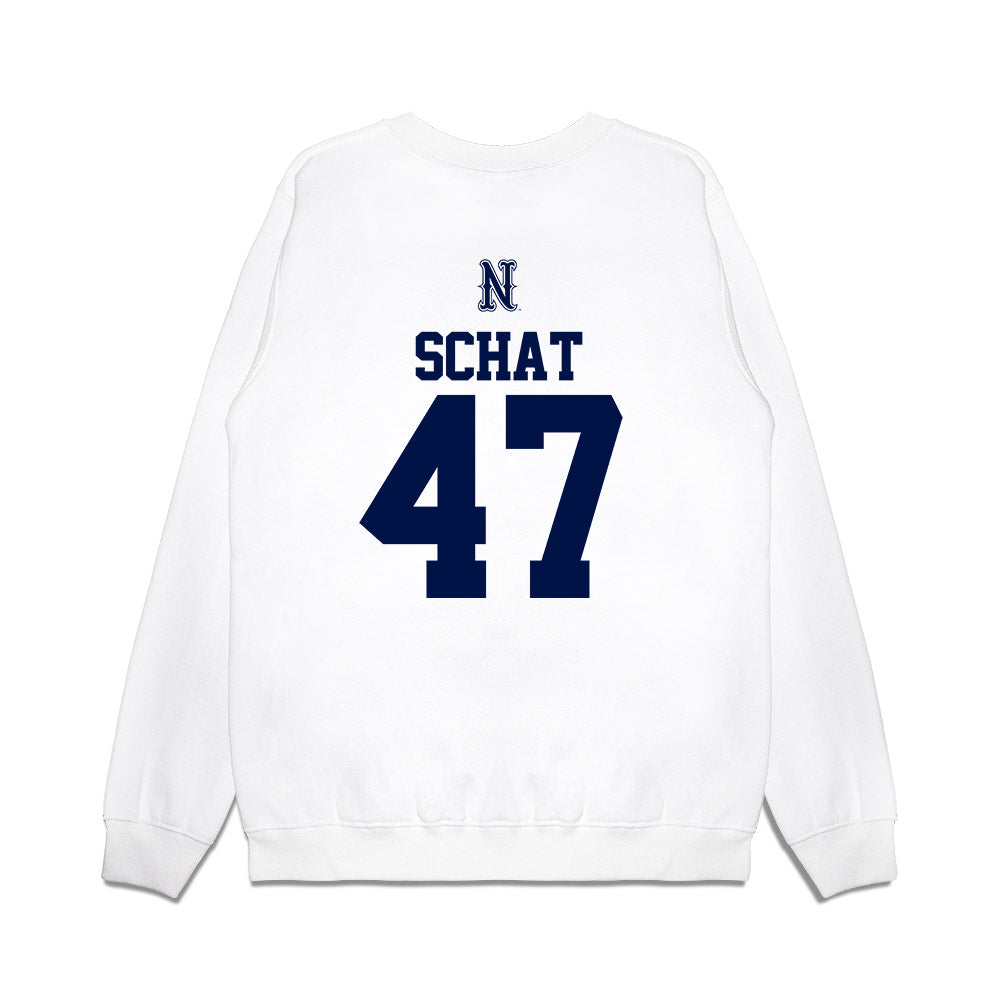 Nevada - NCAA Baseball : Luke Schat - USA Raglan Premium Crewneck Sweatshirt-1