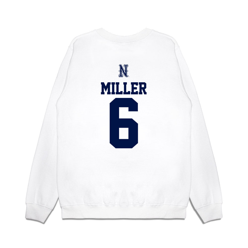 Nevada - NCAA Baseball : Nikolas Miller - USA Raglan Premium Crewneck Sweatshirt-1