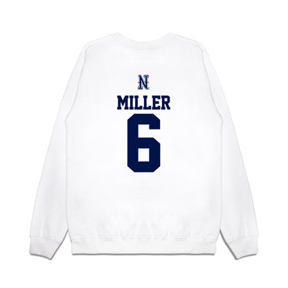 Nevada - NCAA Baseball : Nikolas Miller - USA Raglan Premium Crewneck Sweatshirt-1