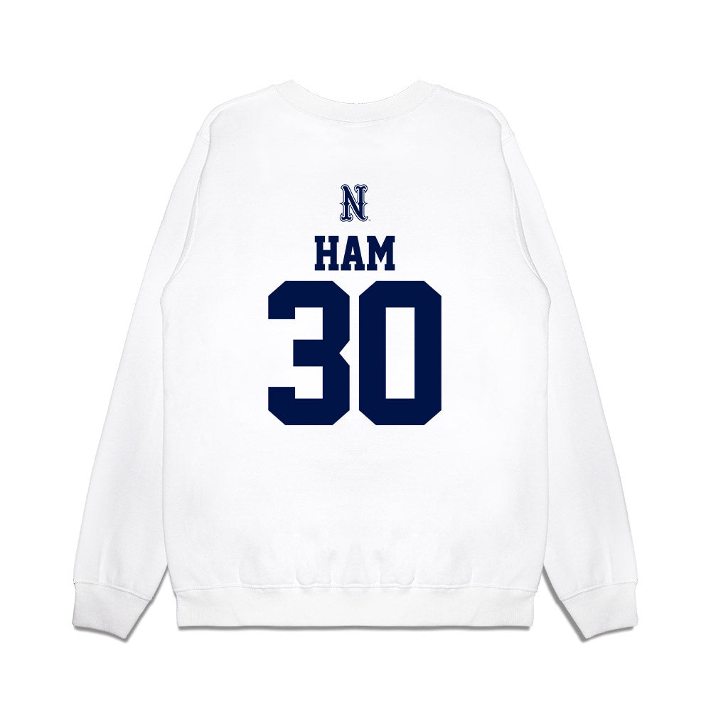 Nevada - NCAA Baseball : Billy Ham - USA Raglan Premium Crewneck Sweatshirt-1