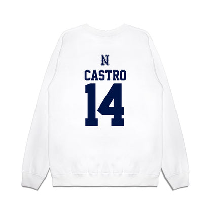 Nevada - NCAA Baseball : Alessandro Castro - USA Raglan Premium Crewneck Sweatshirt-1