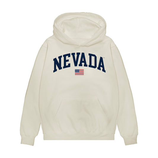 Nevada - NCAA Baseball : Owen Mangini - USA Raglan Premium Hooded Sweatshirt-0