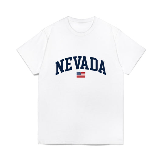 Nevada - NCAA Baseball : Jake Harvey - USA Raglan Comfort Colors T-Shirt-0