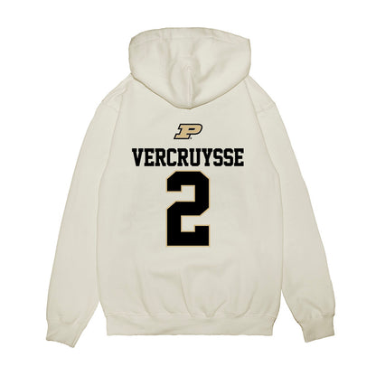 Purdue - NCAA Baseball : Charlie Vercruysse - USA Raglan Premium Hooded Sweatshirt-1