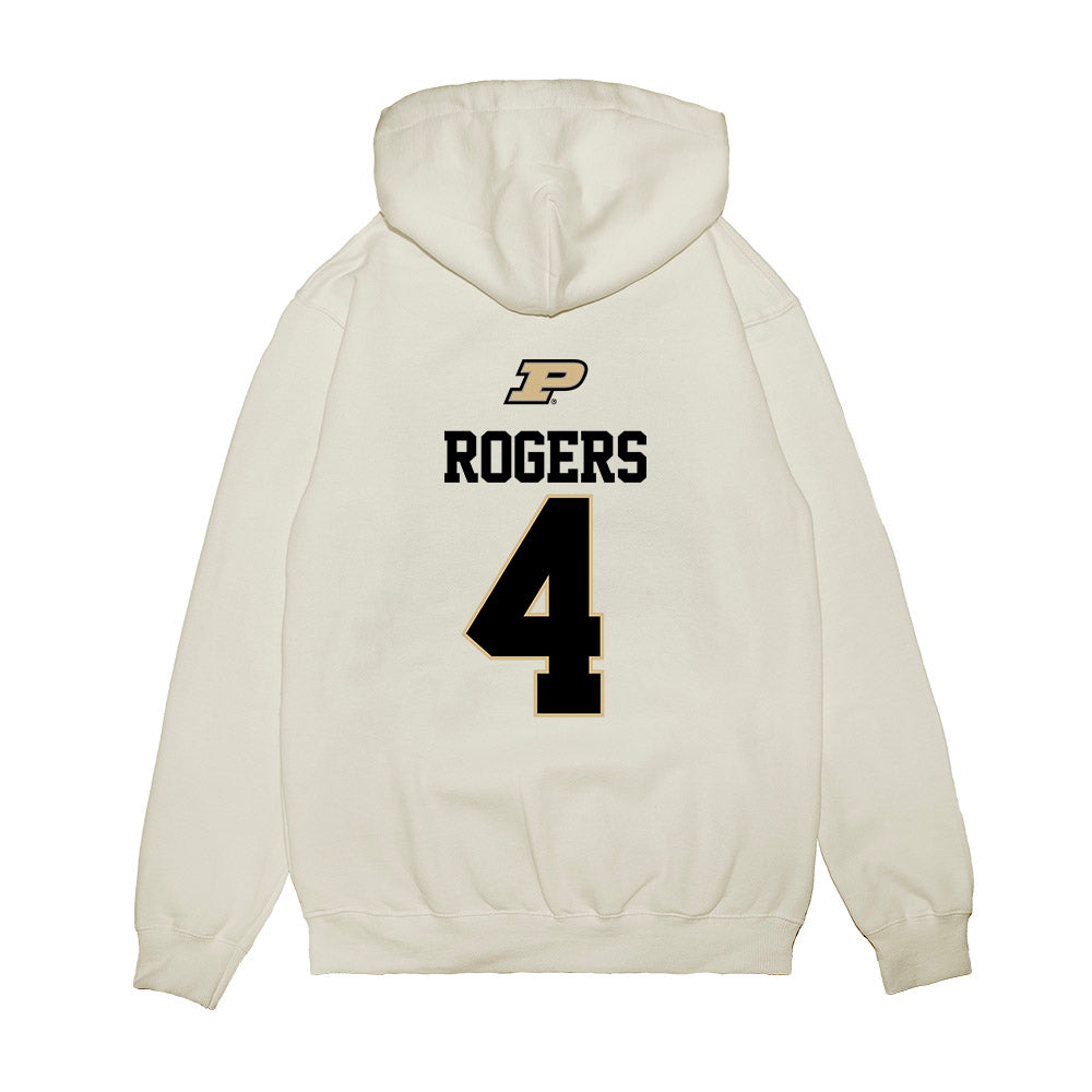 Purdue - NCAA Baseball : Brandon Rogers - USA Raglan Premium Hooded Sweatshirt-1