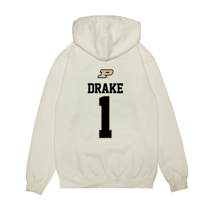 Purdue - NCAA Baseball : Dylan Drake - USA Raglan Premium Hooded Sweatshirt-1