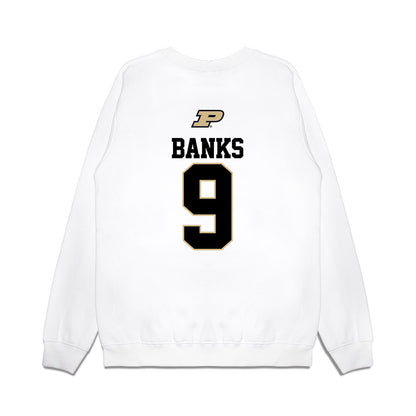 Purdue - NCAA Baseball : Ali Banks - USA Raglan Premium Crewneck Sweatshirt-1