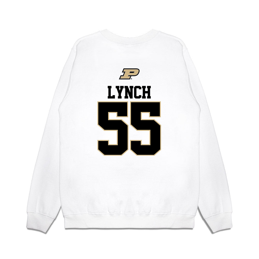 Purdue - NCAA Baseball : Thomas Lynch - USA Raglan Premium Crewneck Sweatshirt-1