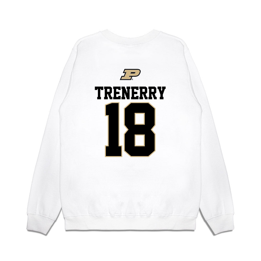 Purdue - NCAA Baseball : Joe Trenerry - USA Raglan Premium Crewneck Sweatshirt-1