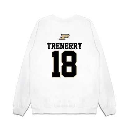 Purdue - NCAA Baseball : Joe Trenerry - USA Raglan Premium Crewneck Sweatshirt-1