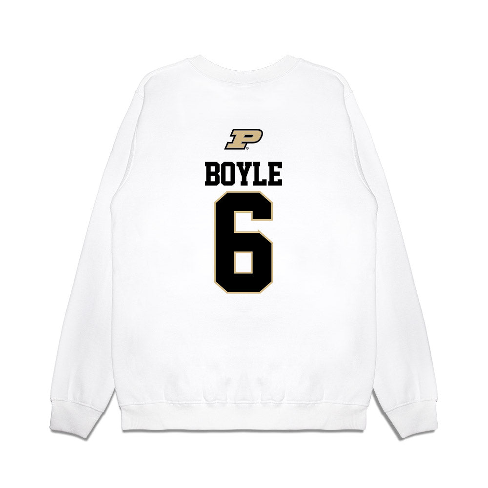 Purdue - NCAA Baseball : Westin Boyle - USA Raglan Premium Crewneck Sweatshirt-1