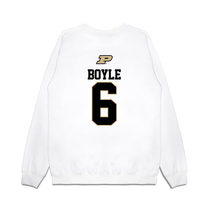 Purdue - NCAA Baseball : Westin Boyle - USA Raglan Premium Crewneck Sweatshirt-1