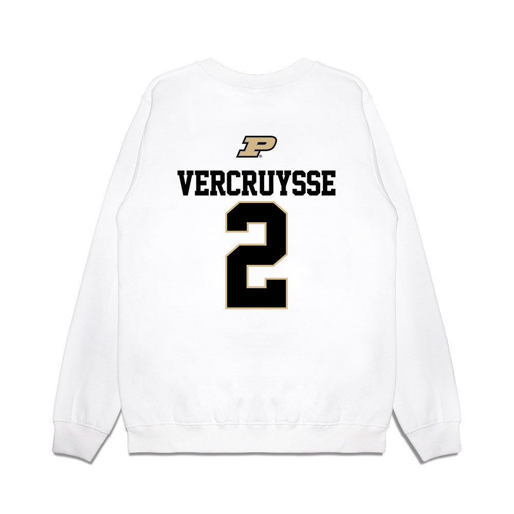 Purdue - NCAA Baseball : Charlie Vercruysse - USA Raglan Premium Crewneck Sweatshirt-1
