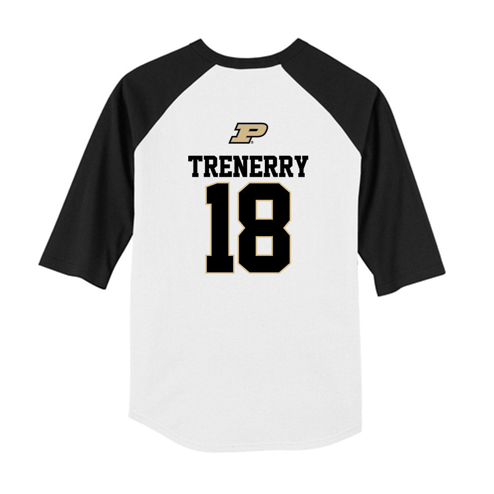 Purdue - NCAA Baseball : Joe Trenerry - USA Raglan Youth Raglan T-Shirt-1