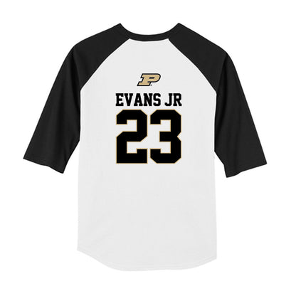Purdue - NCAA Baseball : Jarvis Evans Jr - USA Raglan Youth Raglan T-Shirt-1