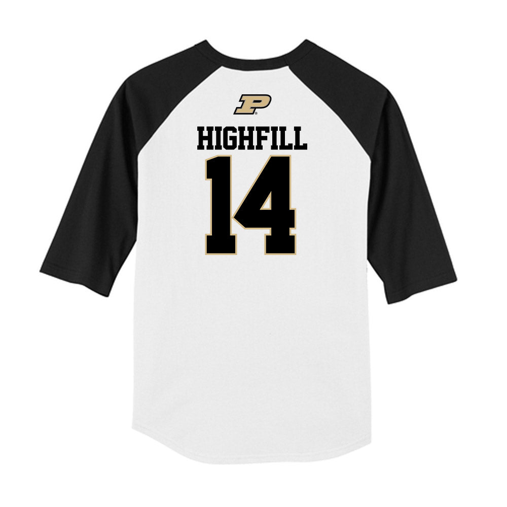 Purdue - NCAA Baseball : Ross Highfill - USA Raglan Raglan Shirt-1