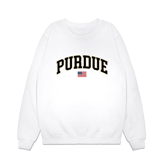 Purdue - NCAA Baseball : Ali Banks - USA Raglan Premium Crewneck Sweatshirt-0