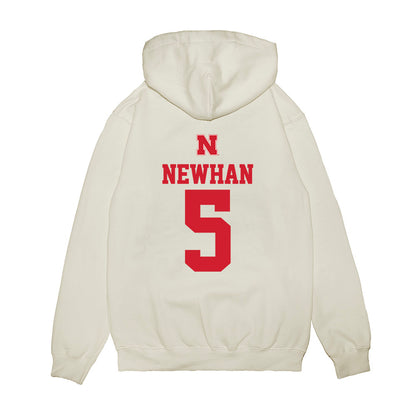 Nebraska - NCAA Baseball : Nico Newhan - USA Raglan Premium Hooded Sweatshirt-1