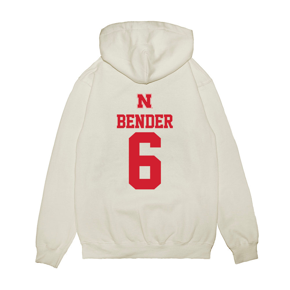Nebraska - NCAA Baseball : Pryce Bender - USA Raglan Premium Hooded Sweatshirt-1