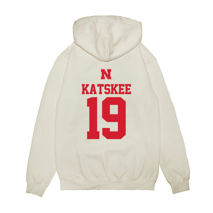 Nebraska - NCAA Baseball : Cooper Katskee - USA Raglan Premium Hooded Sweatshirt-1