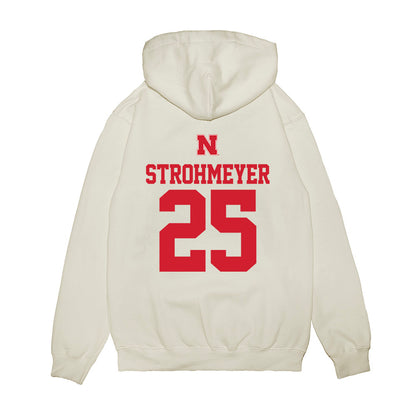 Nebraska - NCAA Baseball : Reed Strohmeyer - USA Raglan Premium Hooded Sweatshirt-1