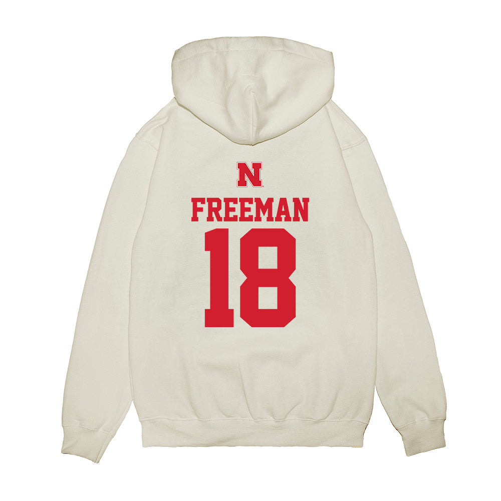 Nebraska - NCAA Baseball : Preston Freeman Freeman - USA Raglan Premium Hooded Sweatshirt-1
