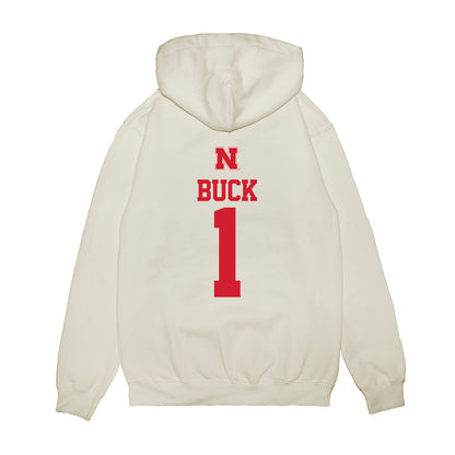 Nebraska - NCAA Baseball : Jett Buck - USA Raglan Premium Hooded Sweatshirt-1