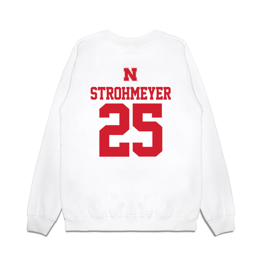 Nebraska - NCAA Baseball : Reed Strohmeyer - USA Raglan Premium Crewneck Sweatshirt-1