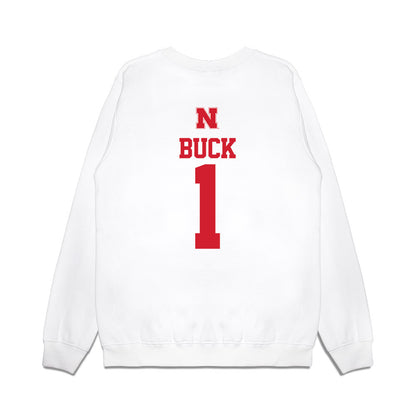 Nebraska - NCAA Baseball : Jett Buck - USA Raglan Premium Crewneck Sweatshirt-1