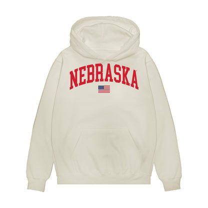Nebraska - NCAA Baseball : Pryce Bender - USA Raglan Premium Hooded Sweatshirt-0