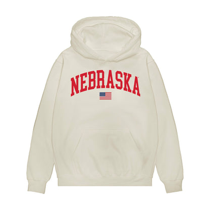 Nebraska - NCAA Baseball : Will Jesske - USA Raglan Premium Hooded Sweatshirt-0