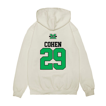 Marshall - NCAA Baseball : Ben Cohen - USA Raglan Premium Hooded Sweatshirt-1