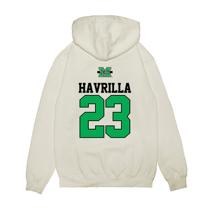 Marshall - NCAA Baseball : AJ Havrilla - USA Raglan Premium Hooded Sweatshirt-1