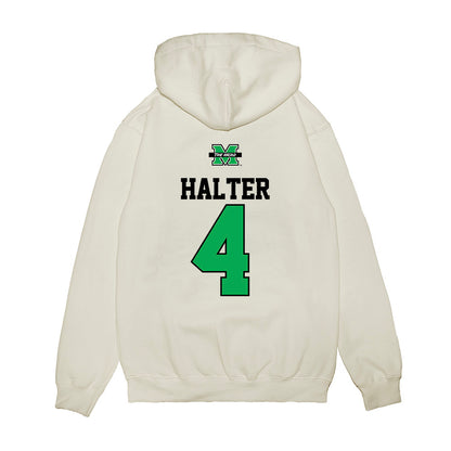 Marshall - NCAA Baseball : Jackson Halter - USA Raglan Premium Hooded Sweatshirt-1