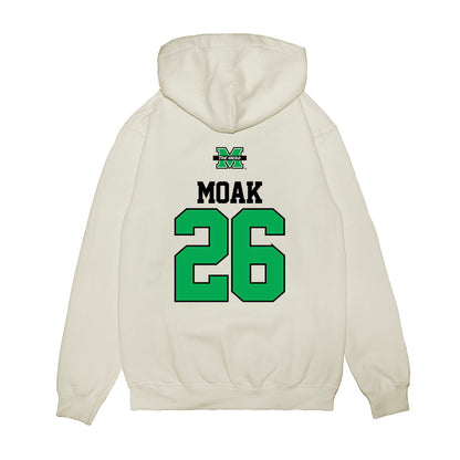 Marshall - NCAA Baseball : Clint Moak - USA Raglan Premium Hooded Sweatshirt-1