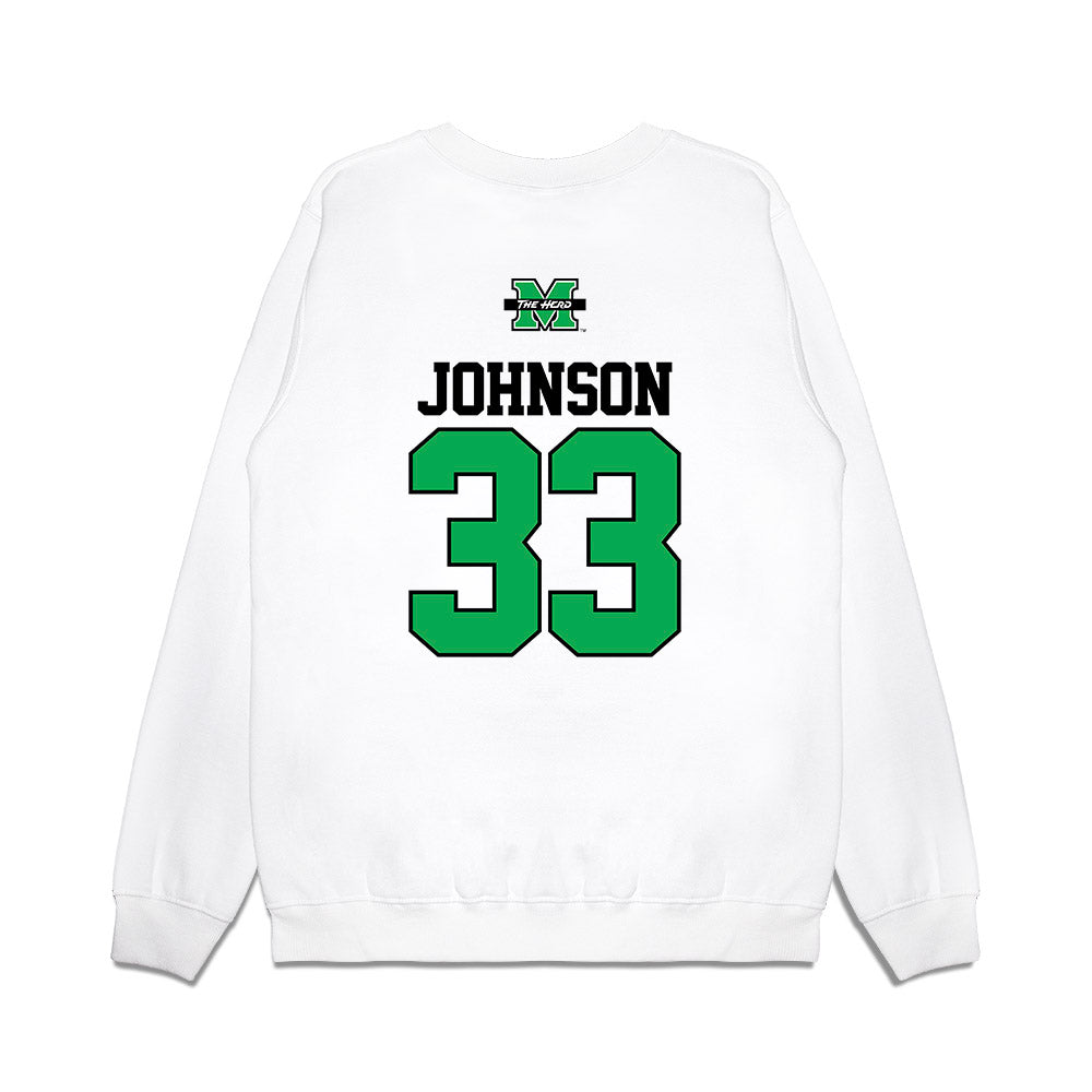 Marshall - NCAA Baseball : Rivers Johnson - USA Raglan Premium Crewneck Sweatshirt-1