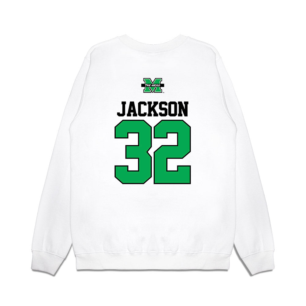 Marshall - NCAA Baseball : Peyton Jackson - USA Raglan Premium Crewneck Sweatshirt-1