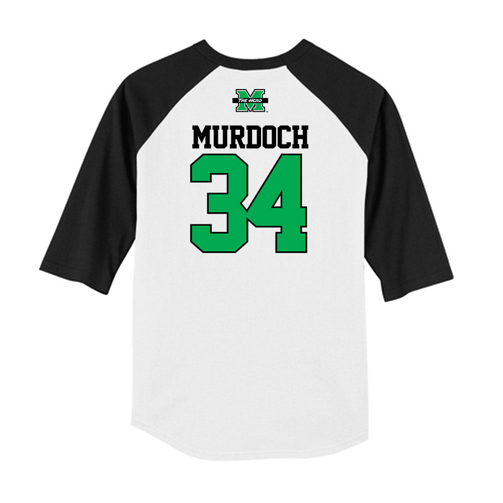 Marshall - NCAA Baseball : Ethan Murdoch - USA Raglan Raglan Shirt-1