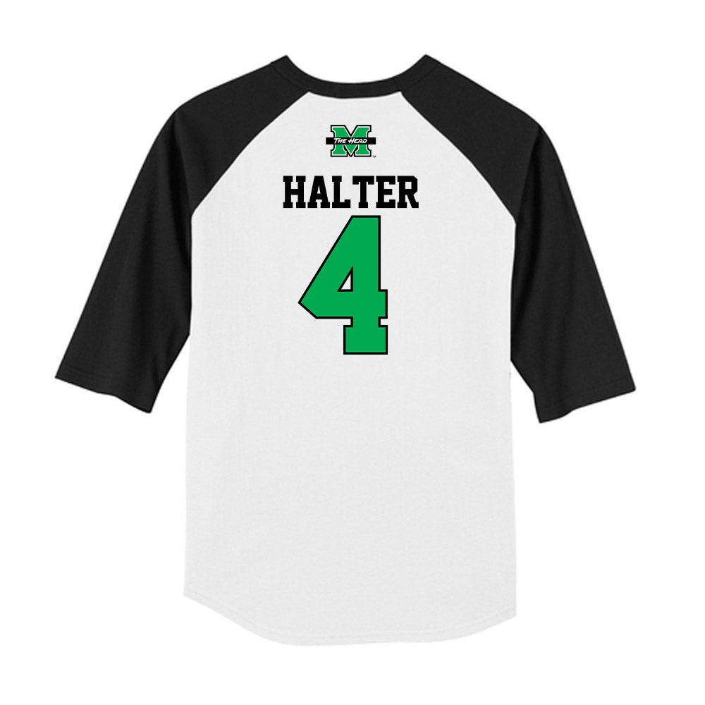Marshall - NCAA Baseball : Jackson Halter - USA Raglan Raglan Shirt-1