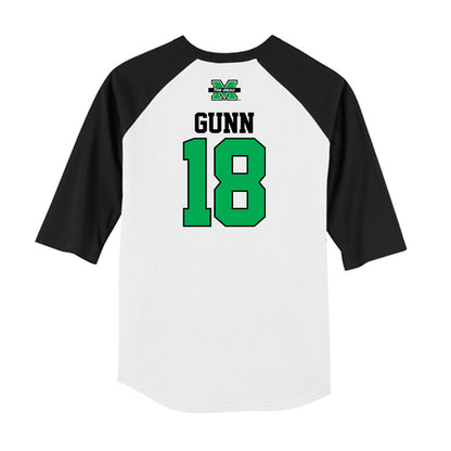 Marshall - NCAA Baseball : Davis Gunn - USA Raglan Raglan Shirt-1