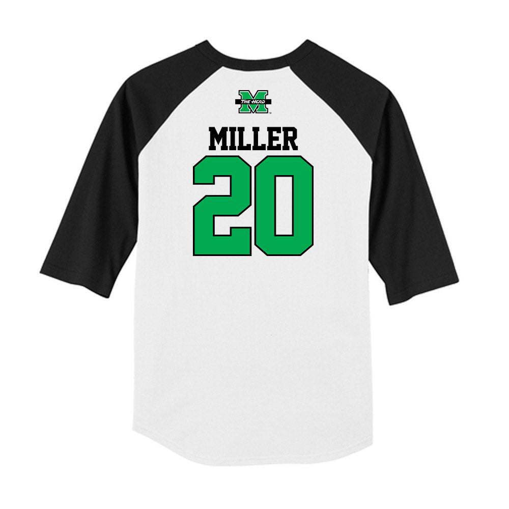Marshall - NCAA Baseball : Griffin Miller - USA Raglan Raglan Shirt-1